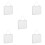 5Pièces Tableau Effaçable Portable Beige Pour Notes Et Messages 5