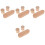 4Ensembles Tailleur En Bois Beige Pour Projets De Couture 5