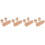 4Ensembles Tailleur En Bois Beige Pour Projets De Couture 6