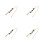 4Pièces Cloche Beige Pour Toilettage Facile 6
