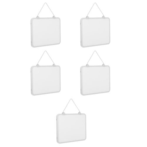 5Pièces Tableau Effaçable Portable Beige Pour Notes Et Messages 2