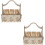 2Pièces Porte-Fil En Bois Beige Robuste Simple D'utilisation 5