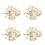 200Pcs Heavy Duty Upholstery Nails Flat Head Tacks for Sofas Walls 9