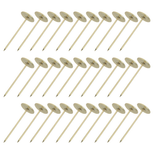 200Pcs Heavy Duty Upholstery Nails Flat Head Tacks for Sofas Walls 2