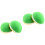 4Pièces Coussin Épingles Vert Ovale Avec Bordure Dentelle Pour Couture 4