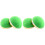 4Pièces Coussin Épingles Vert Ovale Avec Bordure Dentelle Pour Couture 2
