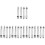 20Pièces Vis Fixation Robuste Acier Carbone Argent 6