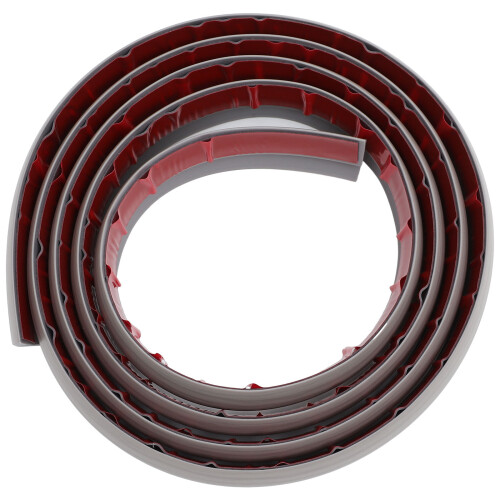 3Pièces Profilé De Transition Sol Auto-Adhésif Gris En PVC Pour Tapis 1