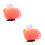 2Pièces Décoration Poissonnière Silicone Couleur Orange 5