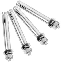 20Pièces Vis Fixation Robuste Acier Carbone Argent