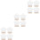 12Pièces Cartes De Table Mariage Transparent Design Élégant 7