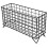 2Pcs Durable Iron Rack Rabbit Feeder Household Bunny Feeder Black 2