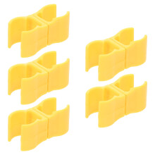 10Pièces Clips Fixation Porte Football Orange Outdoor