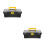 2Pcs Multi-Purpose Plastic Tool Case Large Capacity Car Storage 2
