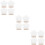 12Pièces Cartes De Table Mariage Transparent Design Élégant 10