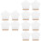 12Pièces Cartes De Table Mariage Transparent Design Élégant 8