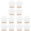 12Pièces Cartes De Table Mariage Transparent Design Élégant 4