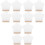 12Pièces Cartes De Table Mariage Transparent Design Élégant 5