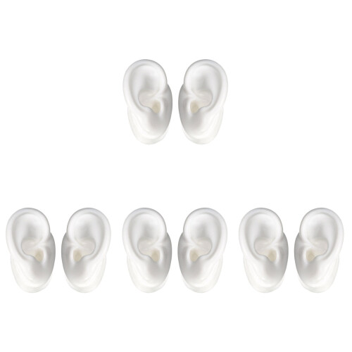 4Paires Oreilles Simulées Silicone Pour Nettoyage 1