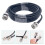 2Pièces Câble Bnc À Noir Rg58 Haute Qualité Antenne 8