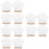 12Pièces Cartes De Table Mariage Transparent Design Élégant 9
