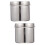 2Pièces Conteneur Stérilisation Inox Argenté Pour Coton 11