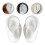 4Paires Oreilles Simulées Silicone Pour Nettoyage 10
