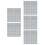 500Pièces Absorbe Gris Lin Pour Mixte 6