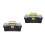 2Pcs Multi-Purpose Plastic Tool Case Large Capacity Car Storage 8