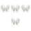 4Paires Oreilles Simulées Silicone Pour Nettoyage 3