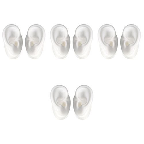 4Paires Oreilles Simulées Silicone Pour Nettoyage 2