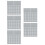 500Pièces Absorbe Gris Lin Pour Mixte 7