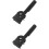 2Pcs Lightweight Black Mop Handle Clamp Easy Fix Mop Pole Adapter 7