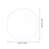 2Pièces Lentilles Protectrices Quartz Rondes Transparentes Pour 2