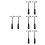 8Pcs Professional Tendon Tap Hammer Neuro Exam Tool Assorted Colors 4