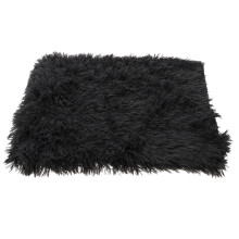2Pièces Coussin Noir Épais Confortable Pour Animaux