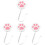 4Pièces Ruban Mètre Souple Usage Corps Couture 3