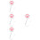4Pièces Ruban Mètre Souple Usage Corps Couture 7