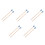 5Pairs Practical Maple Wood Drumsticks Blue Wool for Tongue Drum 8
