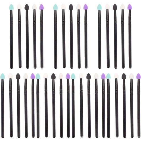 35Pièces Ensemble Pinceaux Cosmétiques Silicone Pour 1