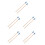 5Pairs Practical Maple Wood Drumsticks Blue Wool for Tongue Drum 6