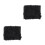 2Pièces Coussin Noir Épais Confortable Pour Animaux 5