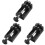 3Pièces Ensemble D'étau Plastique Noir ABS Pour Gravure Sculpture 3