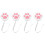 4Pièces Ruban Mètre Souple Usage Corps Couture 4