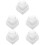 20Pcs Foam Heart Cake Models White for Cake Decorating and Display 8