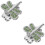 2Pièces Marqueurs Golf Vert En Aluminium Durable Avec Clip 8