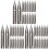 60Pcs Fountain Pen Replacement Nibs Silver Metal Smooth Writing Tips 2