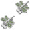 2Pièces Marqueurs Golf Vert En Aluminium Durable Avec Clip 5