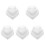 20Pcs Foam Heart Cake Models White for Cake Decorating and Display 4