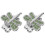 2Pièces Marqueurs Golf Vert En Aluminium Durable Avec Clip 4